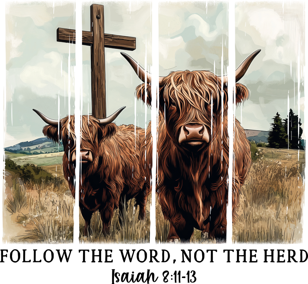 Follow the word not the herd shirt