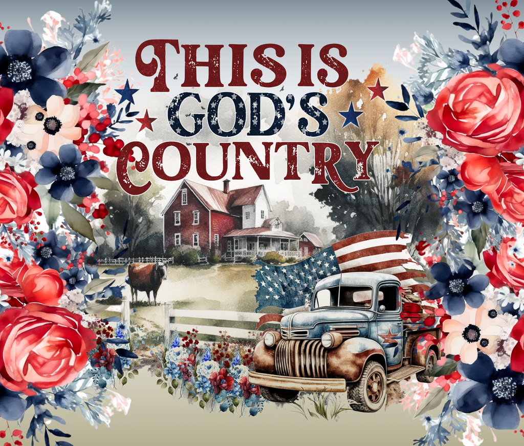 God's Country tumbler
