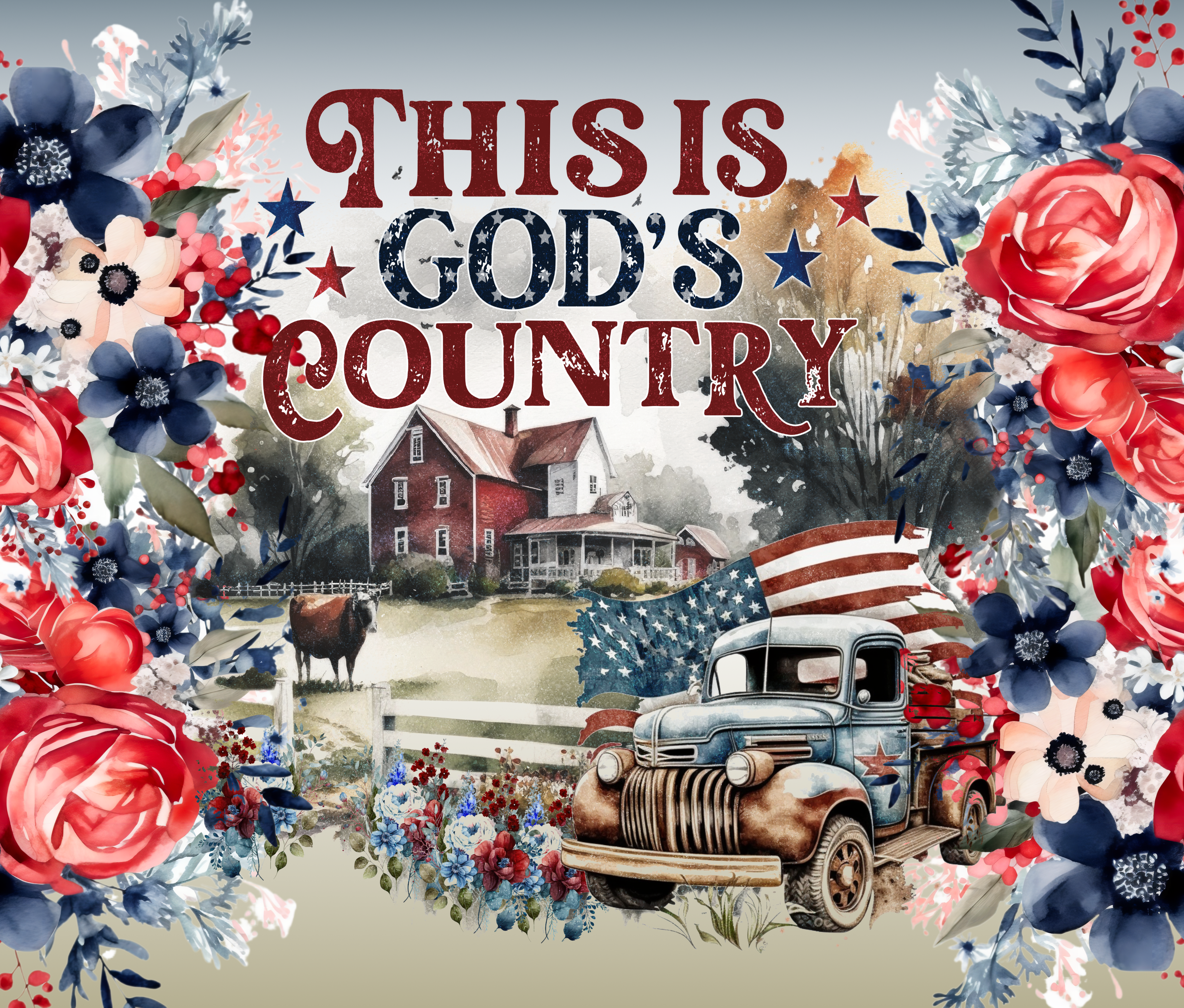 God's Country tumbler