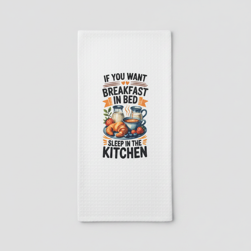 Breakfast in Bed Tea Towel
