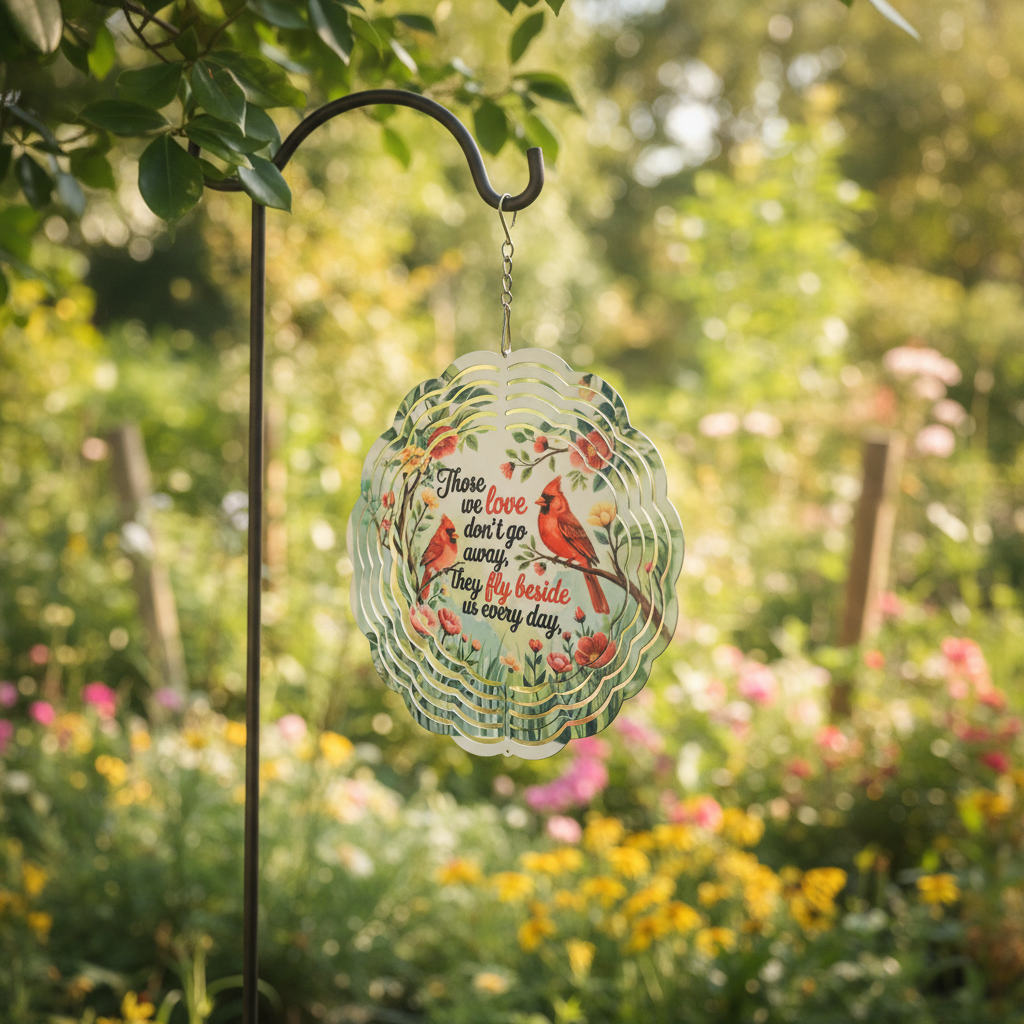 Cardinal Wind Spinner