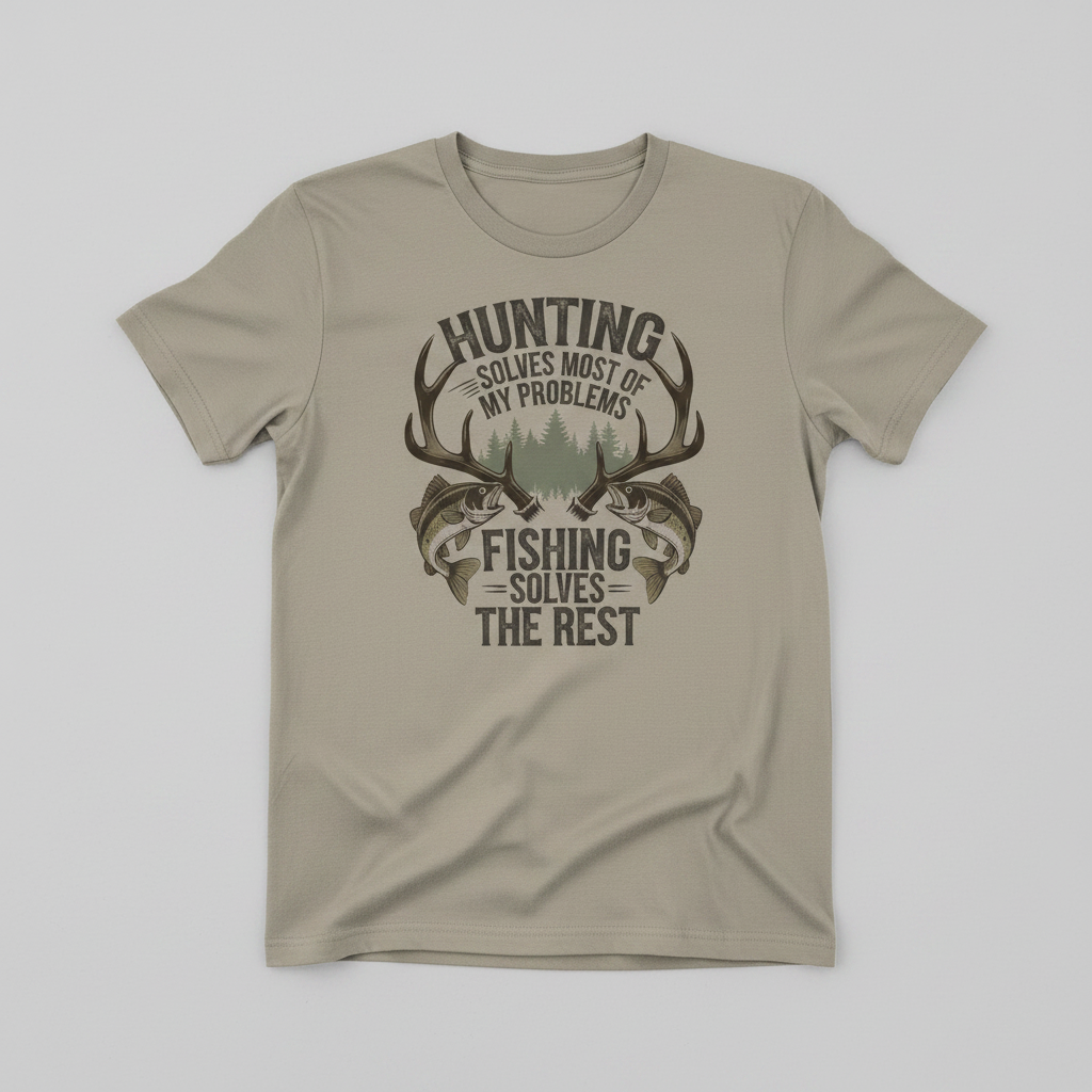 Hunting and Fishing - Tan Shirt