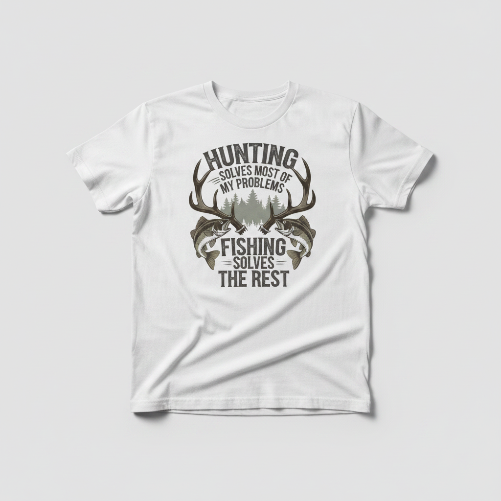Hunting and Fishing - White Shirt