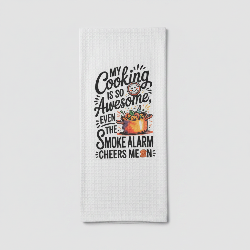 My Cooking is so Awesome Tea Towel