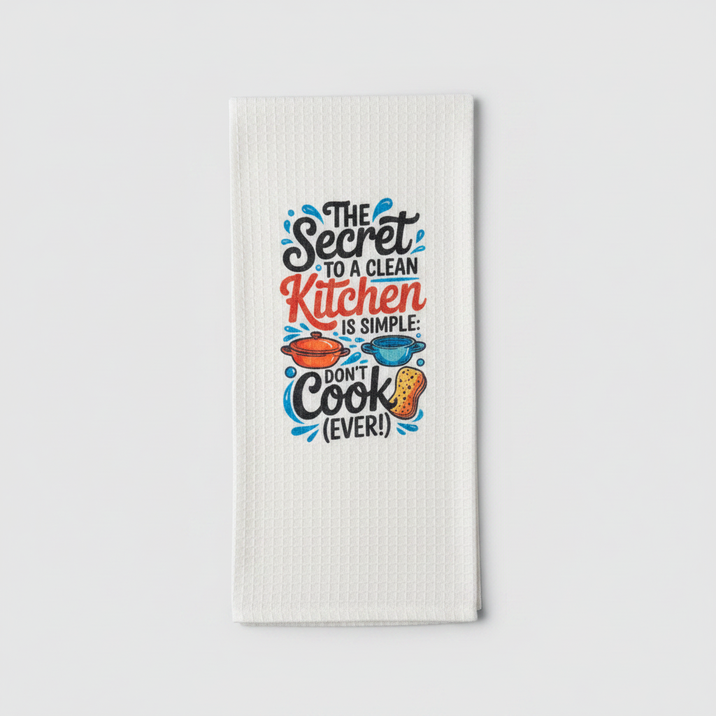 Secret to a Clean Kitchen Tea Towel