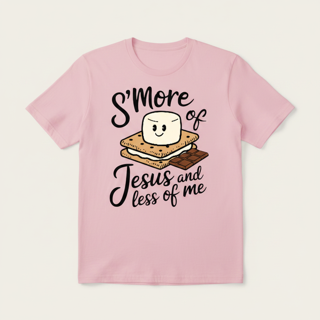 S'more of Jesus - Light Pink Shirt