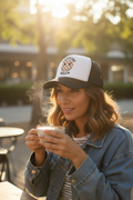 Womens Caffeine Queen Hat Lifestyle